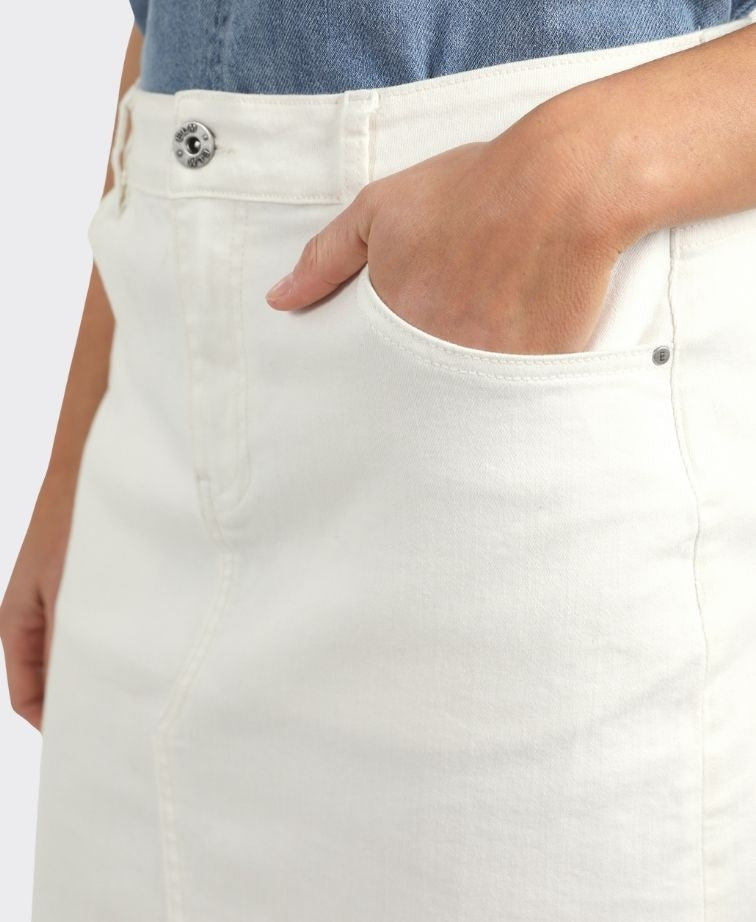 Elm Skirt Belle Denim - Vintage White