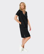 Newport Dress Maverick V-Neck Tee - Black