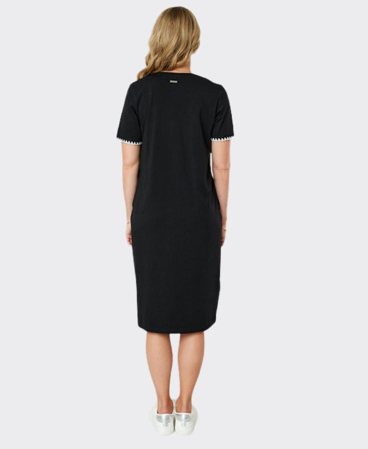Newport Dress Maverick V-Neck Tee - Black