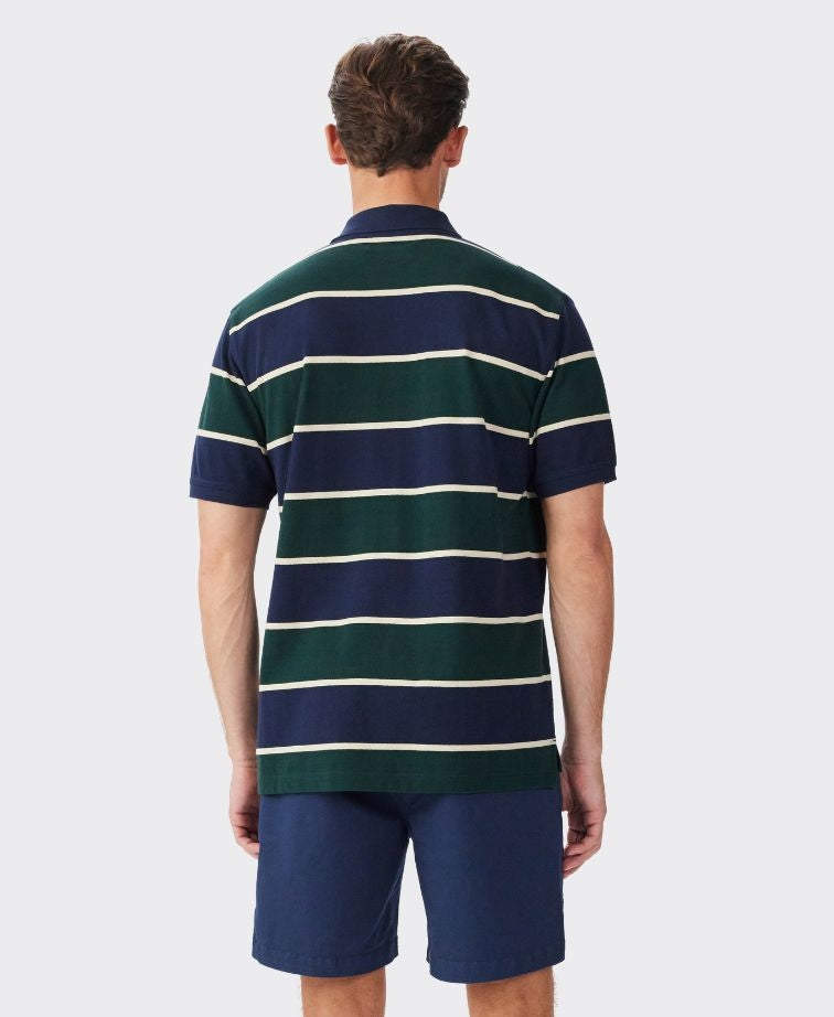 RMW Bright Polo - Nvy Green Cream