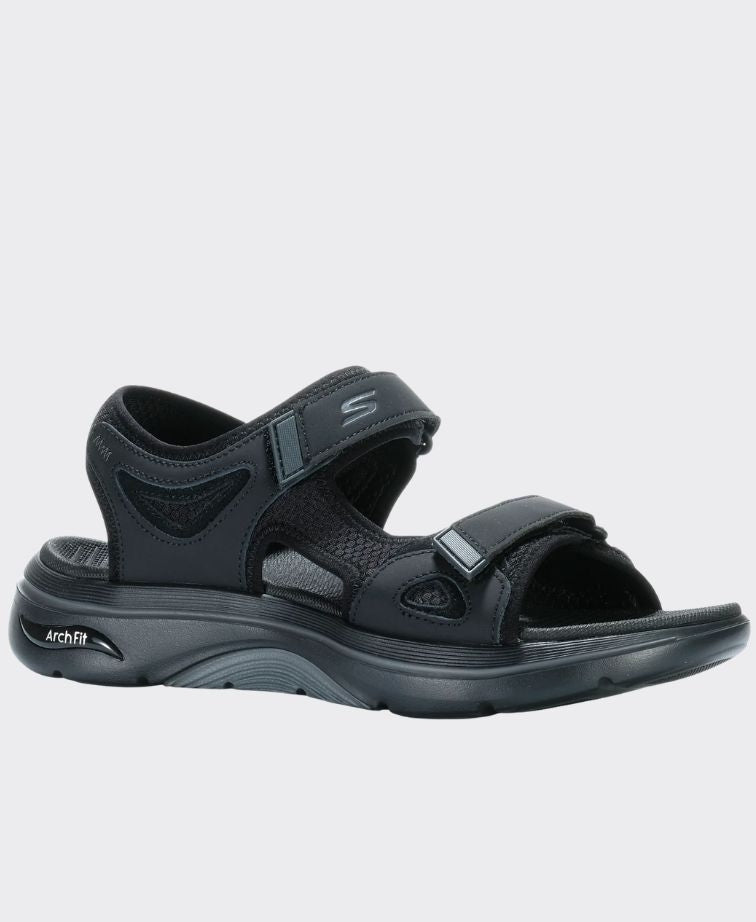 Skechers Go Walk Arch Fit 2.0 Sandal Black - Black