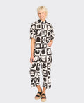 Oh Three Trouser Relaxed Fit Print - Mono