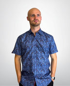 Sugar Shirt S/S Print - Royal