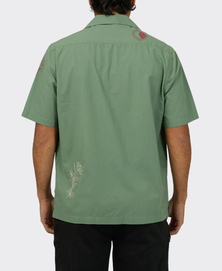 SNT.GLTH Shirt Athens Embroidered - Green