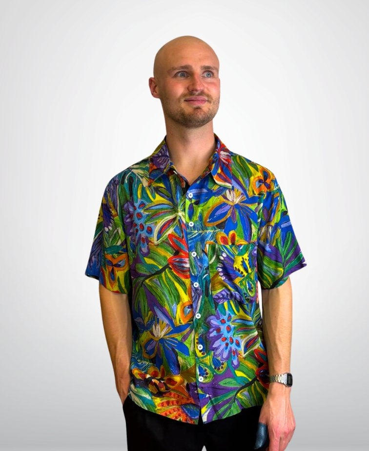 Orientique Shirt S/S Print - Zapallar