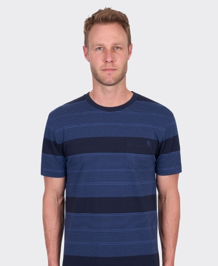 Thomas Cook Tee S/S Edward - Navy/Blue Ocean