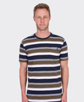 Thomas Cook Tee S/S Keith - Navy/Dark Tan