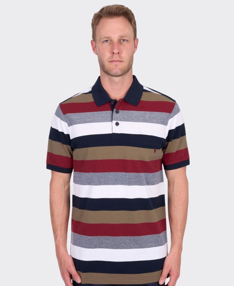 Thomas Cook Polo S/S Sean - Navy/Red