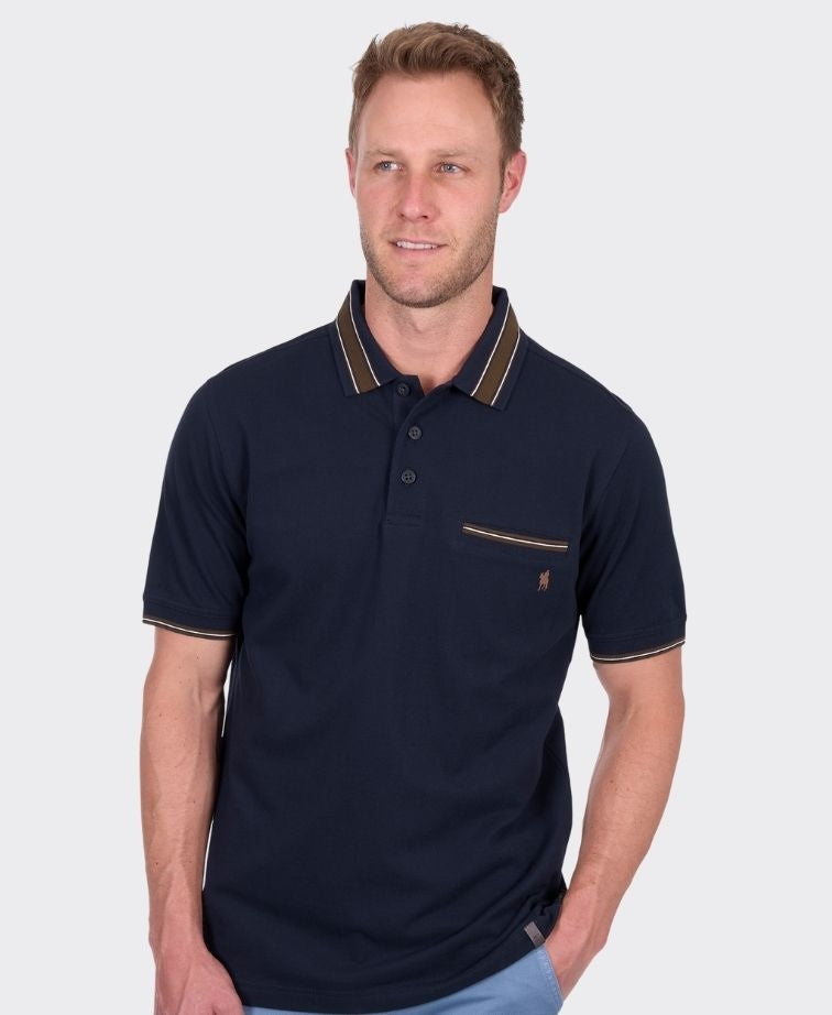 Thomas Cook Polo S/S Tailored Ben - Navy