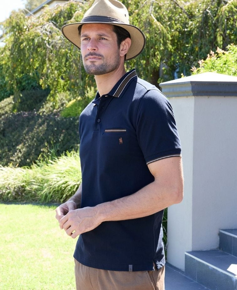 Thomas Cook Polo S/S Tailored Ben - Navy