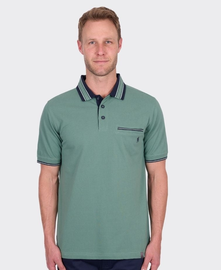 Thomas Cook Polo S/S Tailored Ben - Sage