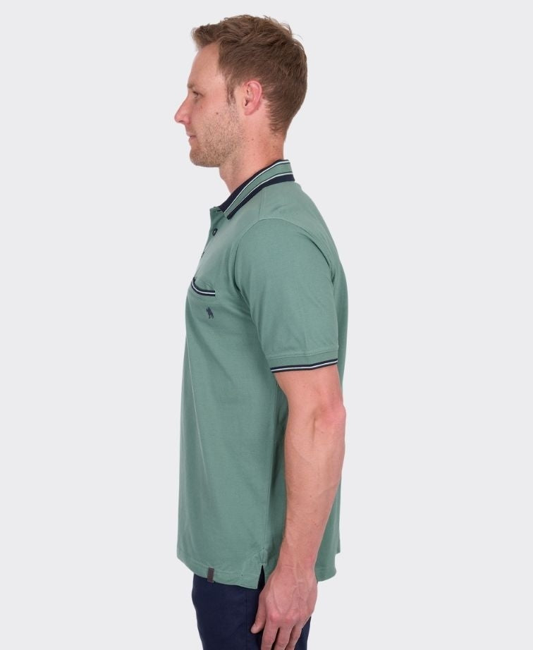 Thomas Cook Polo S/S Tailored Ben - Sage