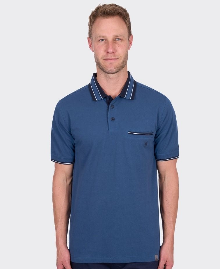 Thomas Cook Polo S/S Tailored Ben - Blue Ocean