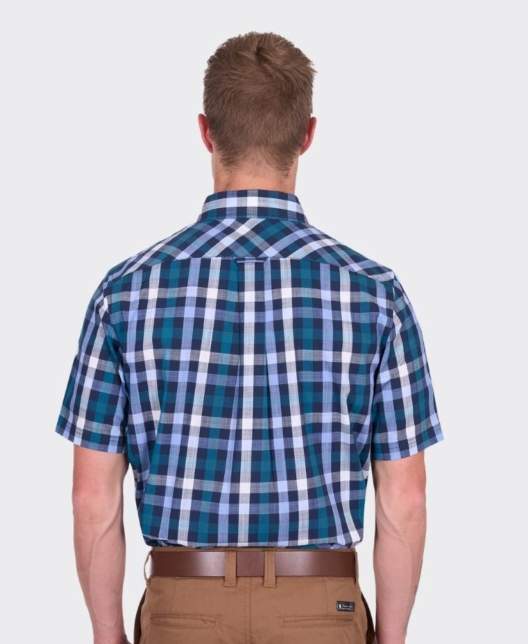 Thomas Cook Shirt S/S John - Navy/Blue