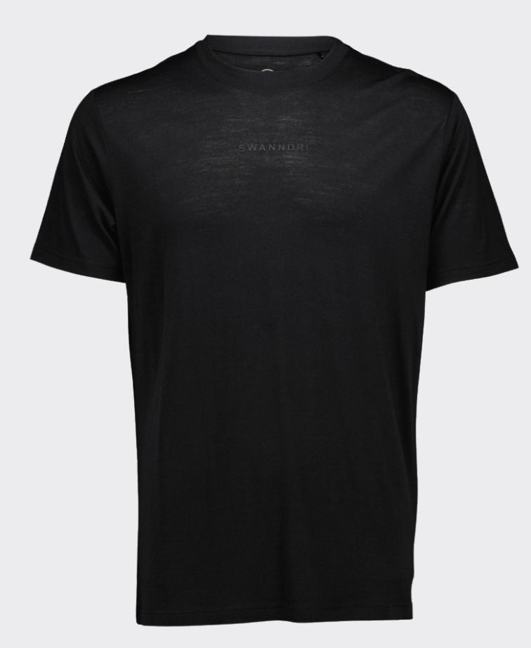 Swanndri T-Shirt S/S Merino Fusion - Black