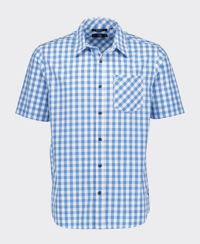 Swanndri Shirt S/S Berwick - Blue Gingham