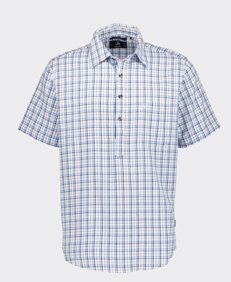 Swanndri Paihia S/S Shirt - Nautical Check
