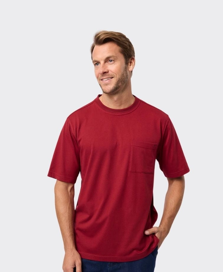 Breakaway Tee Kinnersly Crew - Garnet