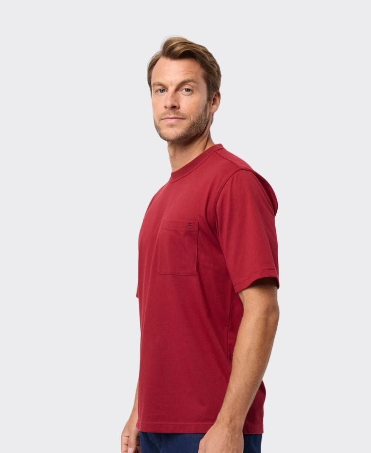 Breakaway Tee Kinnersly Crew - Garnet