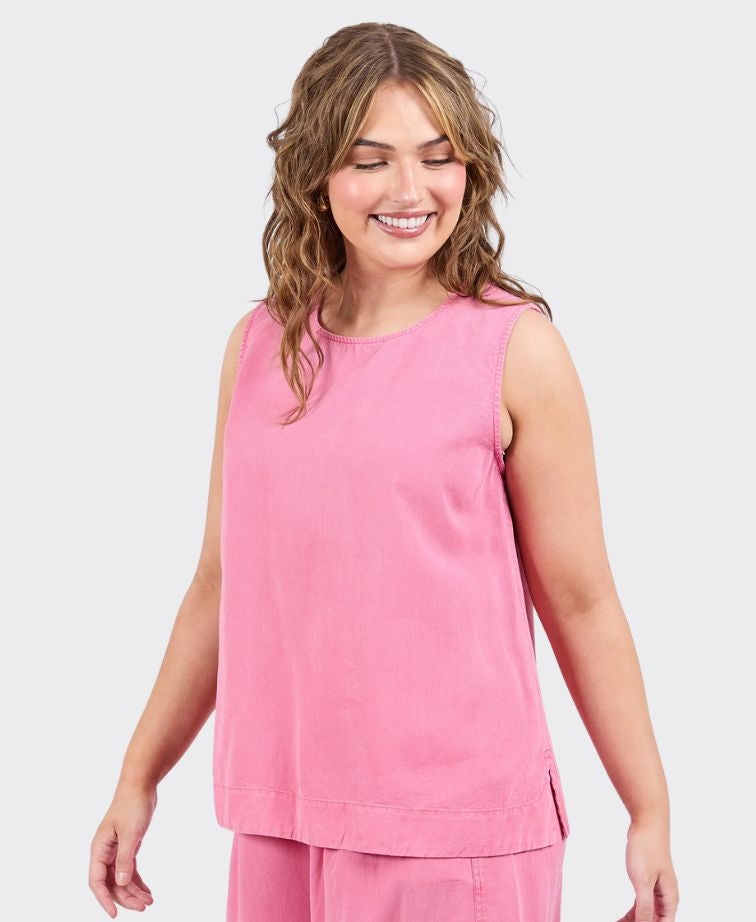 Elm Tank Bliss Lyocell - Chateau Rose