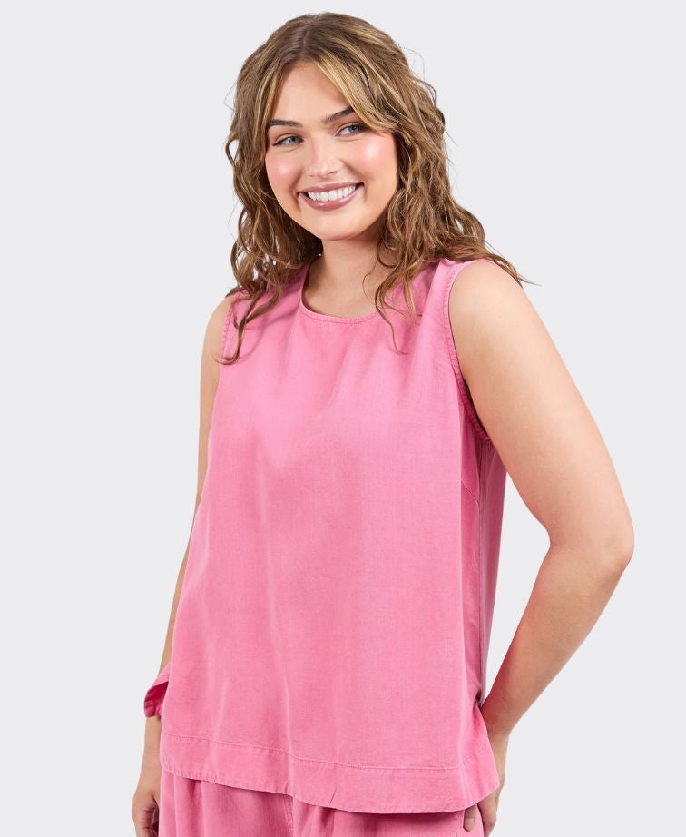 Elm Tank Bliss Lyocell - Chateau Rose