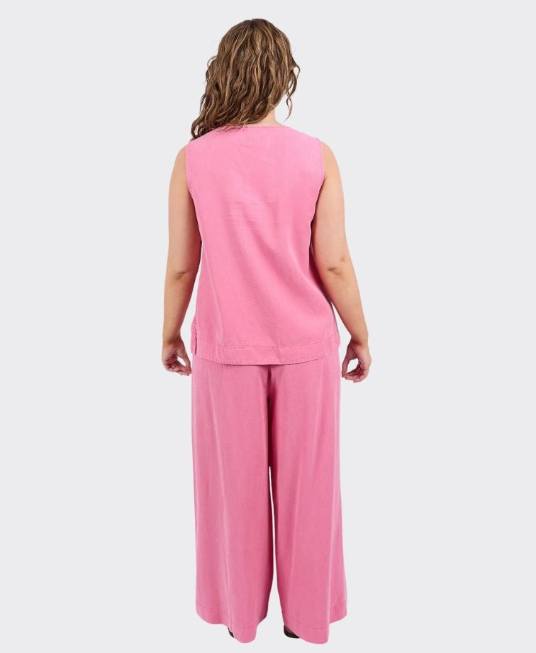 Elm Tank Bliss Lyocell - Chateau Rose