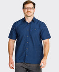 Portobello Rd Shirt S/S Print - Blue
