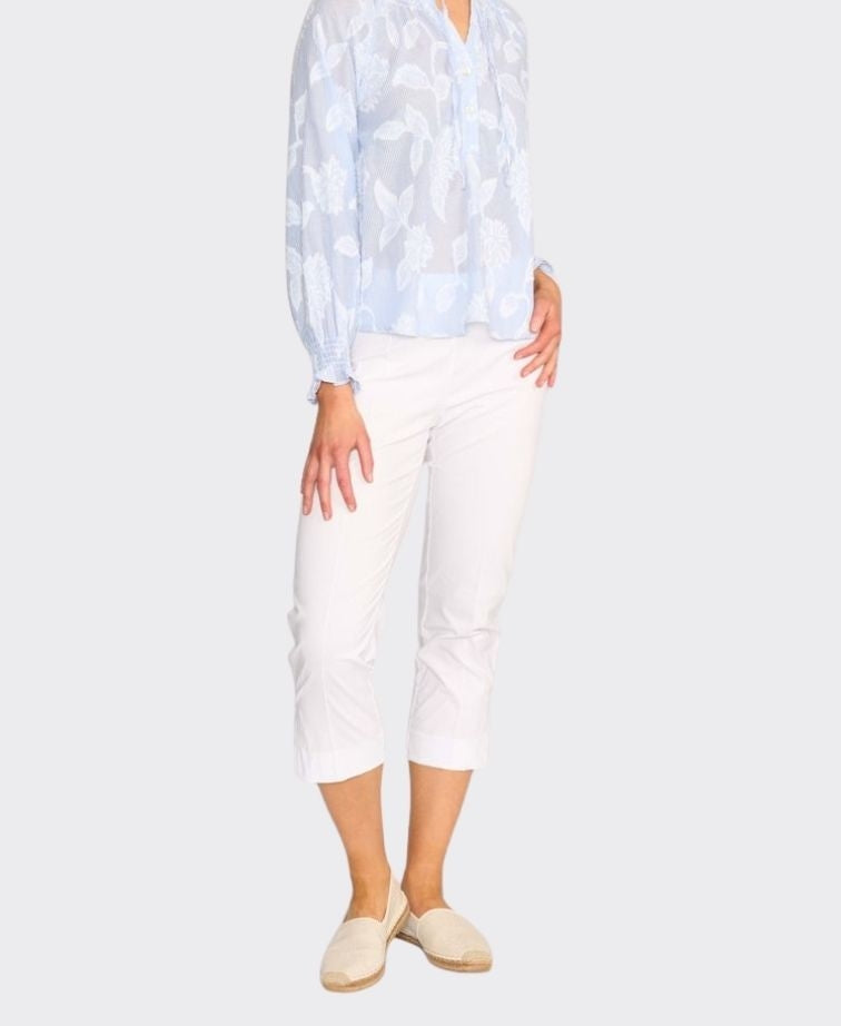 Esplanade Pant 7/8 Cotton/Nylon - White