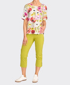 Esplanade Pant 7/8 Cotton/Nylon - Chartreuse
