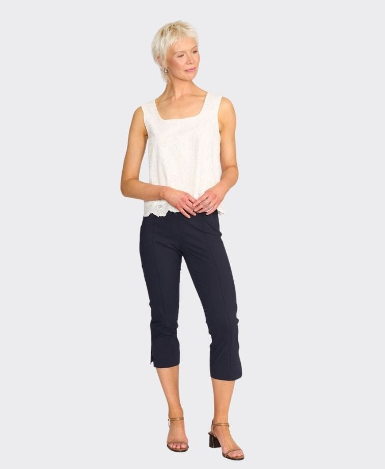 Esplanade Pant 7/8 Cotton/Nylon - True Navy