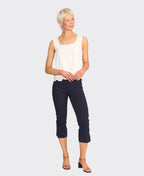 Esplanade Pant 7/8 Cotton/Nylon - True Navy