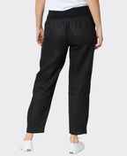 Gordon Smith Pant Sarah Rib Waist Linen - Black