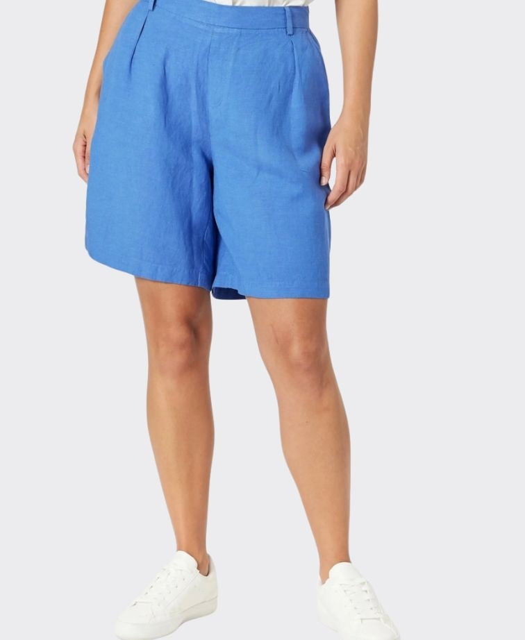 Gordon Smith Short Lino Loose Fit - Sardinia Blue