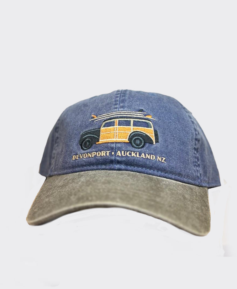 Pacific Creations Mens Casual Cap Woody - Navy
