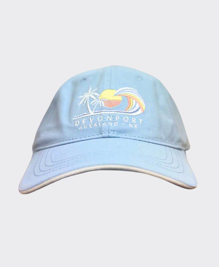 Pacific Creations Womens Casual Cap Sun Wave - Powder Blue
