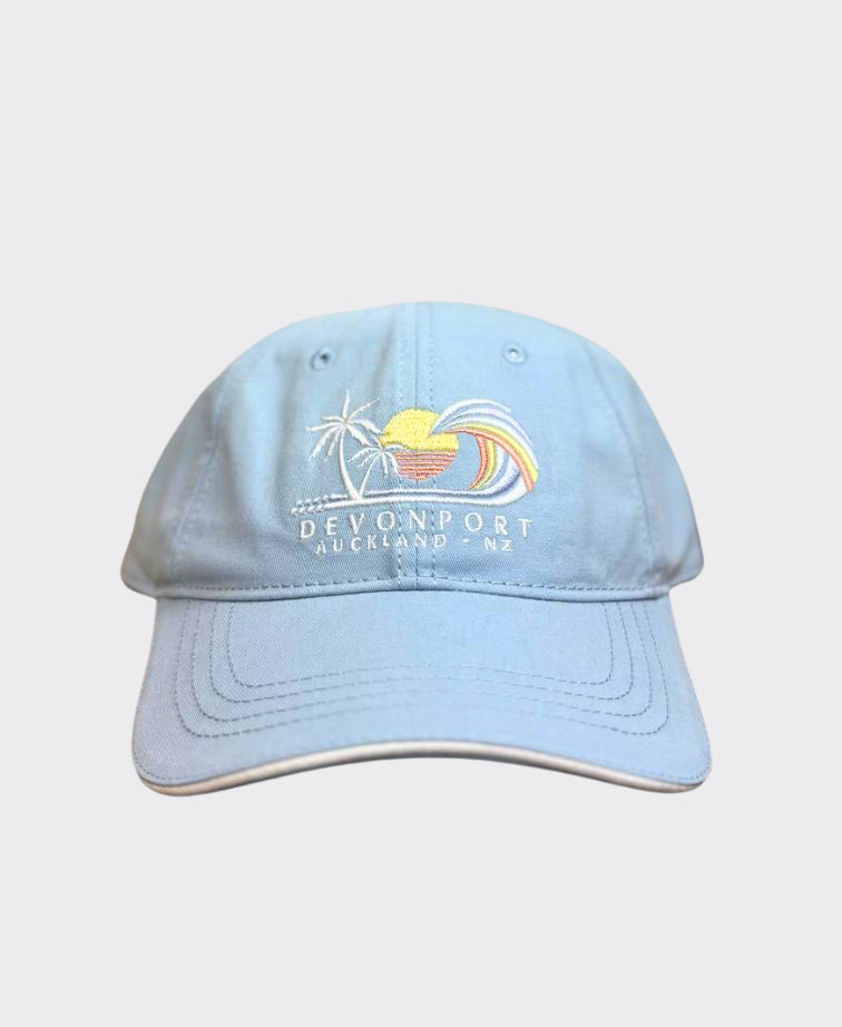 Pacific Creations Womens Casual Cap Sun Wave - Powder Blue