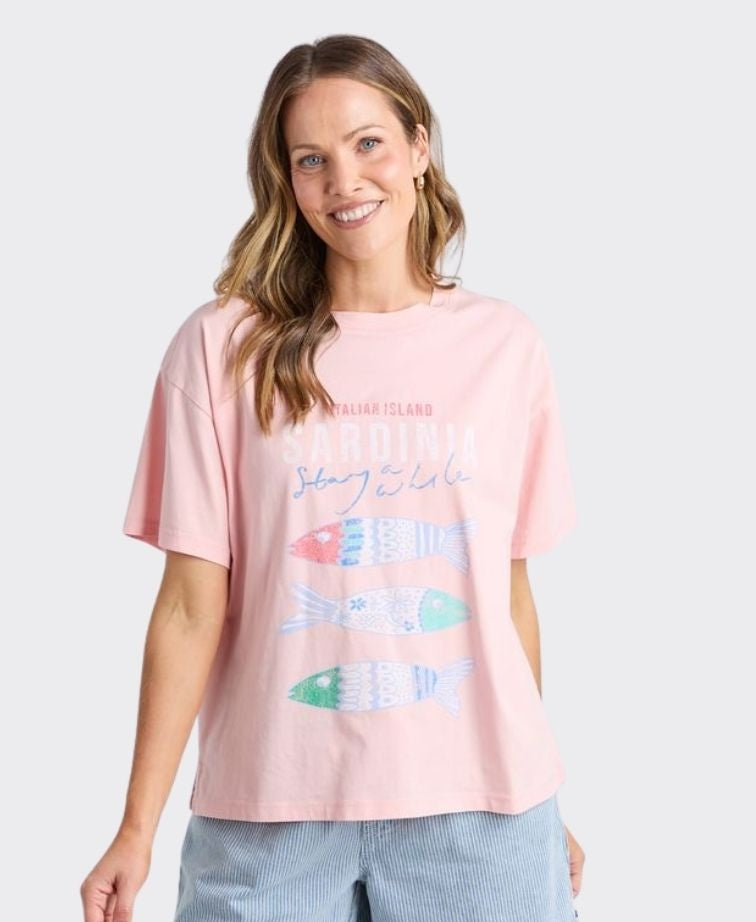 Elm Tee Sardinia - Light Pink