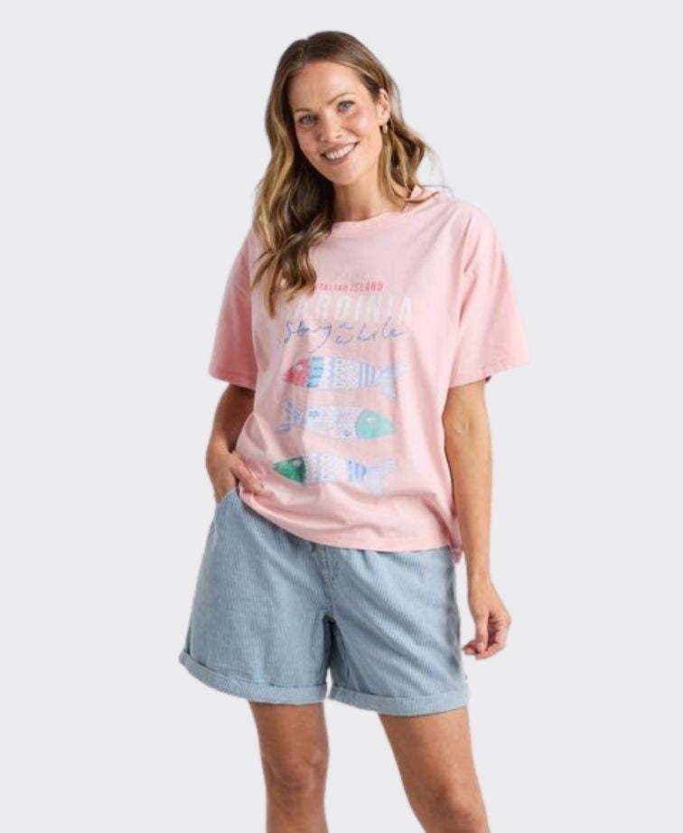 Elm Tee Sardinia - Light Pink