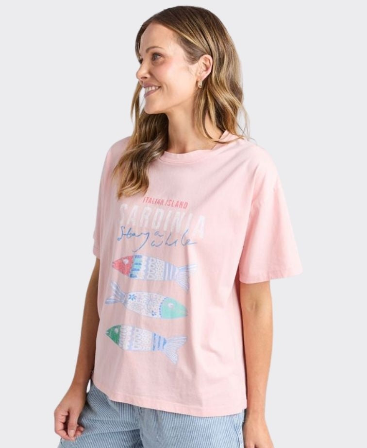 Elm Tee Sardinia - Light Pink