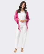 Orientique Knit Essentials Tie Shrug - Pink