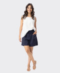 Orientique Shorts Linen Essentials - Navy