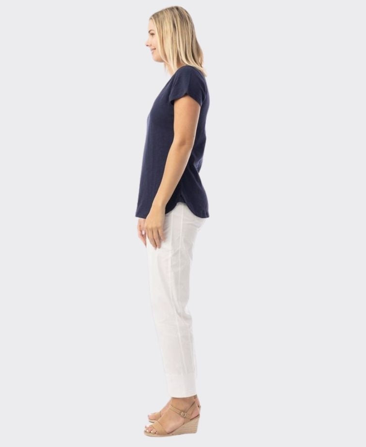 Orientique Tee Crew Knit Essentials - Navy