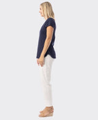 Orientique Tee Crew Knit Essentials - Navy