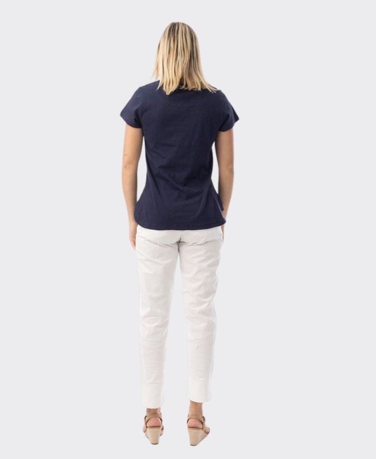 Orientique Tee Crew Knit Essentials - Navy