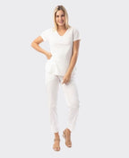 Orientique Tee Vee Knit Essentials - White