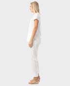 Orientique Tee Vee Knit Essentials - White