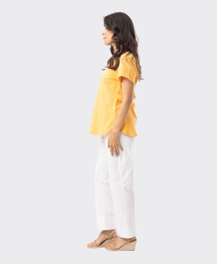 Orientique Tee Vee Knit Essentials - Safron