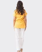 Orientique Tee Vee Knit Essentials - Safron