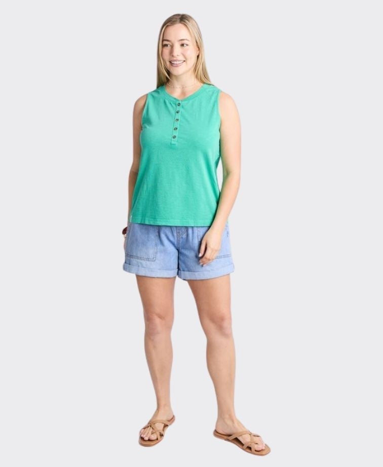 Elm Tank Elysian - Gumdrop Green