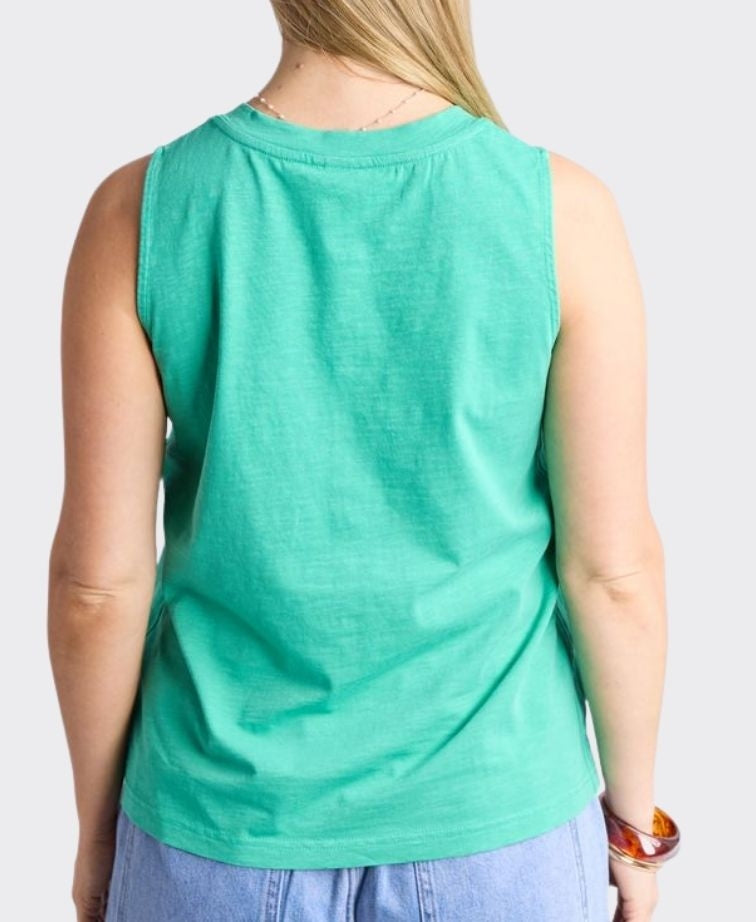 Elm Tank Elysian - Gumdrop Green